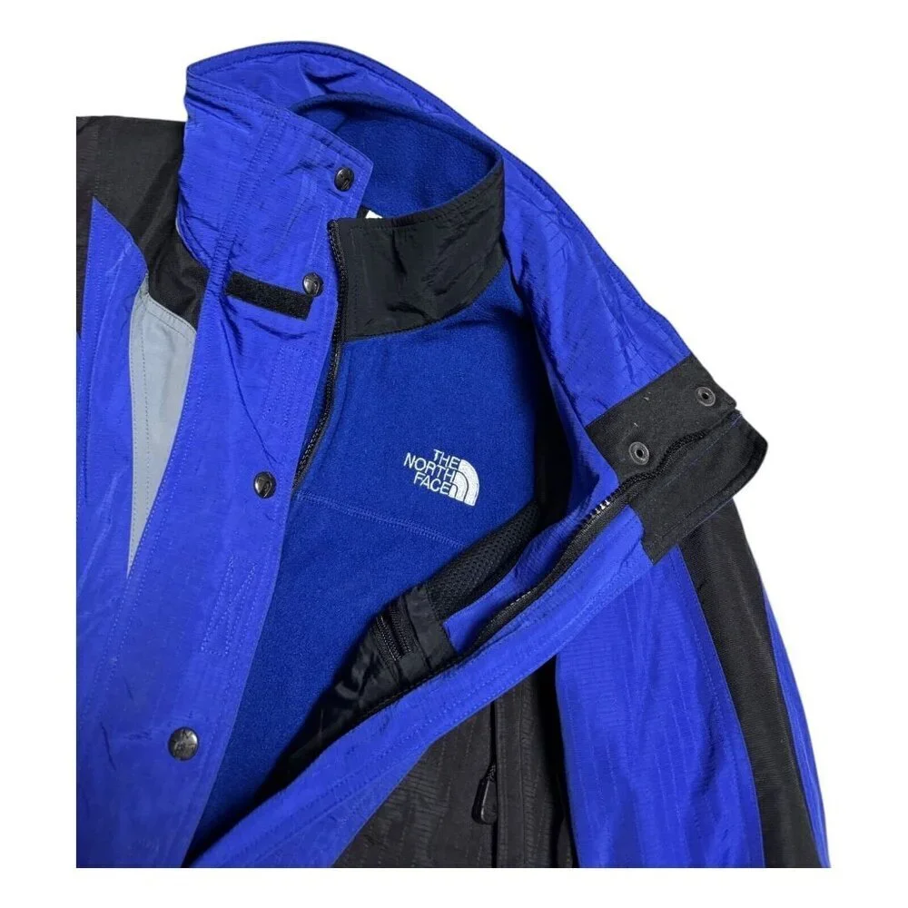 VINTAGE The North Face EXTREME LIGHT 2-in-1 Convertible Fleece Ski Parka Coat XS